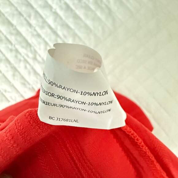 Insight Womens Red Pants Size 8 Rayon/Nylon Side Slit - Picture 4 of 10